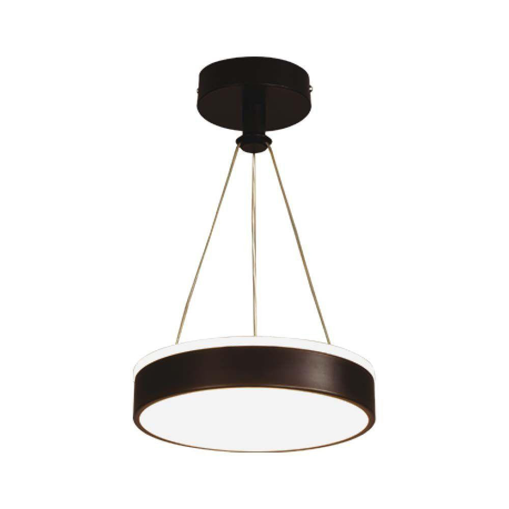 Lampa wisząca VT-7765 czarna LED 1x12W Neutralna biel 1280lm V-TAC