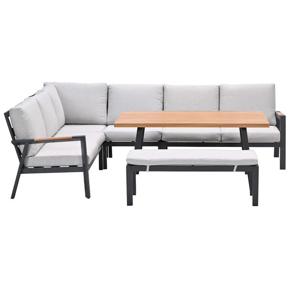 Garden Impressions Lissabon lounge dining set 6-delig - valley sand