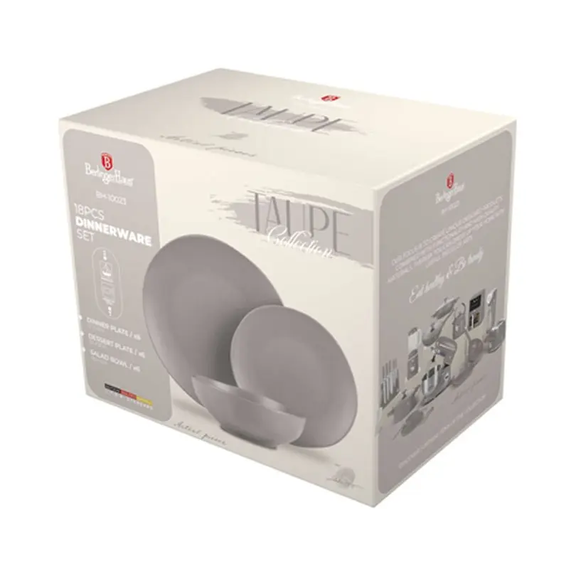 Geschirrset 18-teilig Taupe Collection