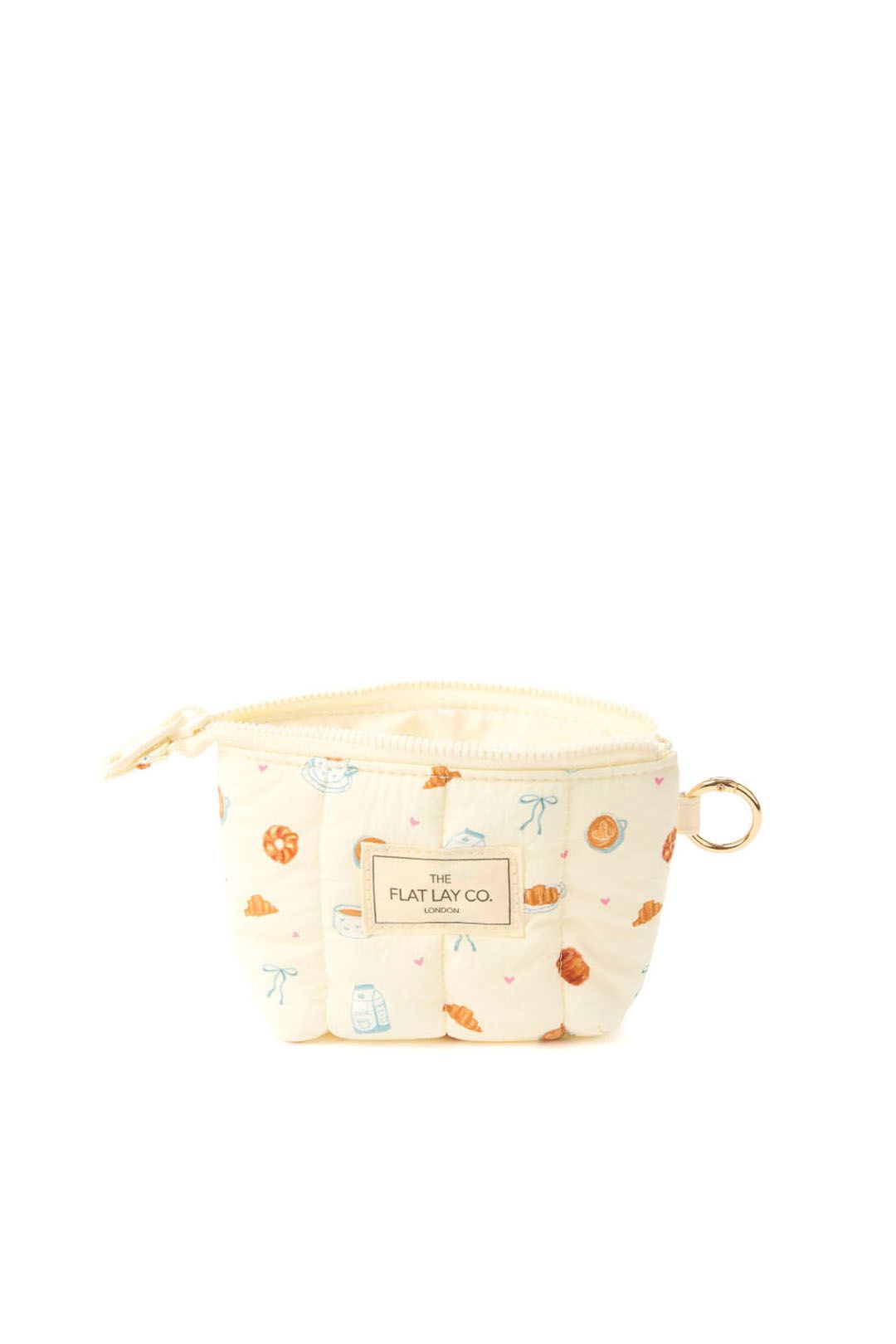 The Flat Lay Co Mini Keyring Pouch - Espresso