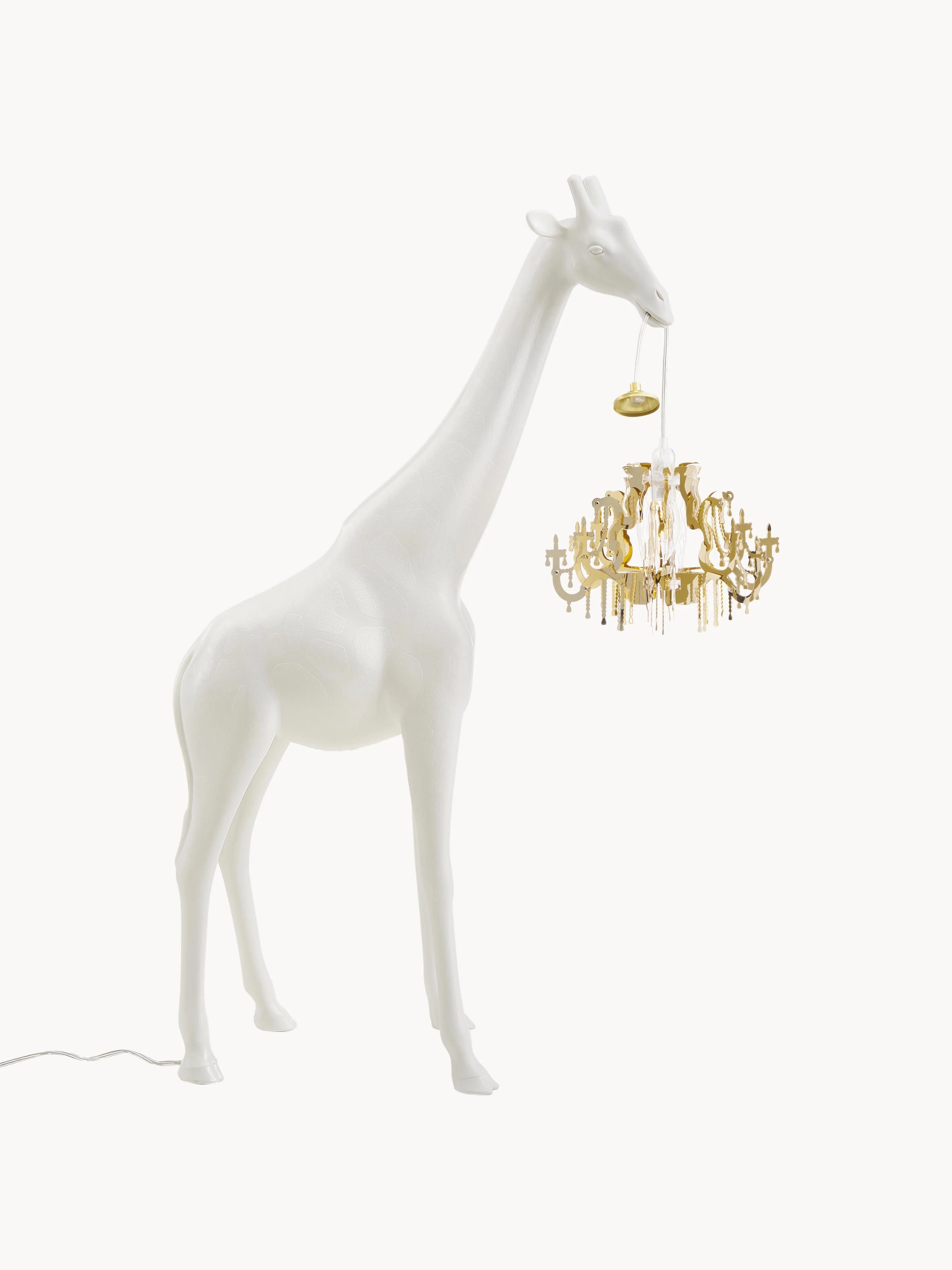 Kleine LED-Stehlampe Giraffe in Love