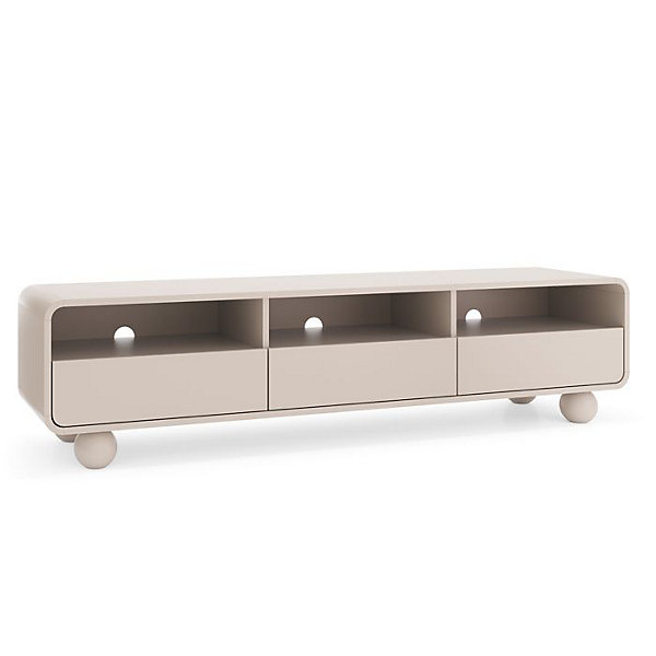 Meuble TV Komodee KAMLOOPS RTV2 Corps arrondi Cachemire Cachemire 39 x 180 x 44 cm