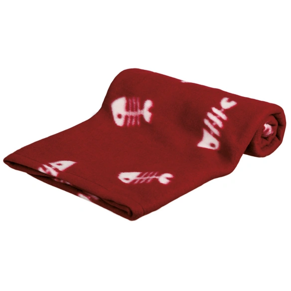 Hundedecke und Katzendecke »Beany«, 100x70 cm, bordeaux