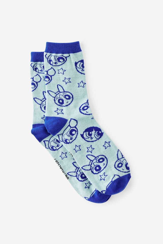 Powerpuff Girls Mid Crew Socks