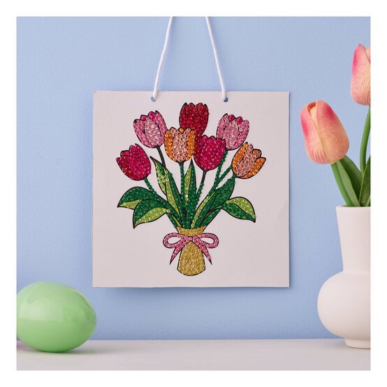 Make Your Own Tulip Gem Art Picture