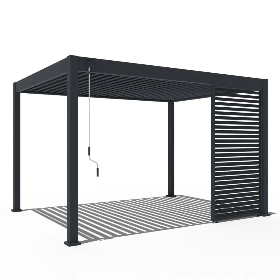 Orion kantelbaar louvre shutter paneel 1,3m antraciet