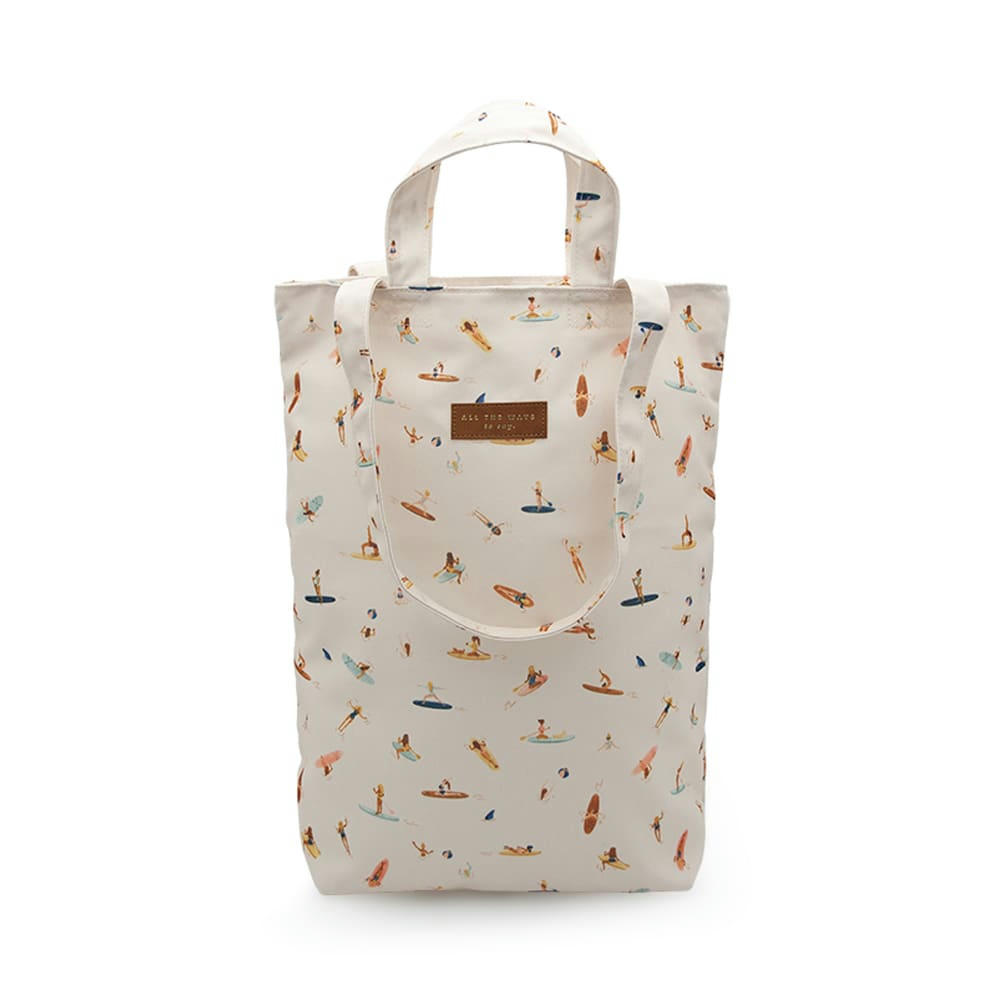 FILLES & PADDLE - Tote bag polyester recyclé motif Filles & Paddle