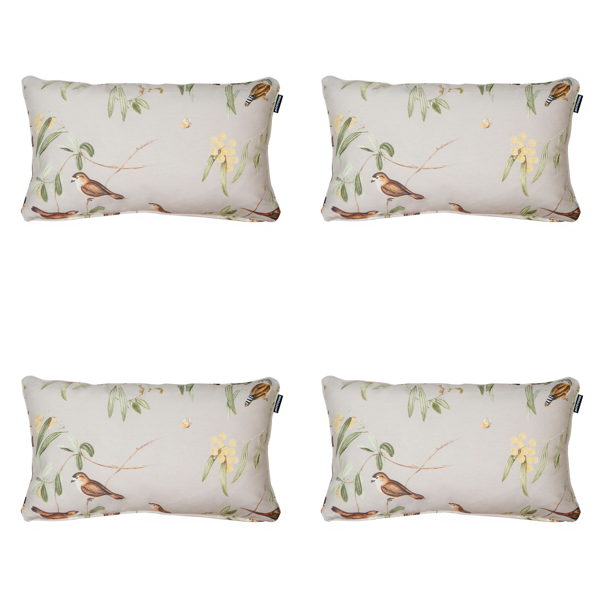 Madison sierkussen Aria - beige - 30x50x10cm - set van 4