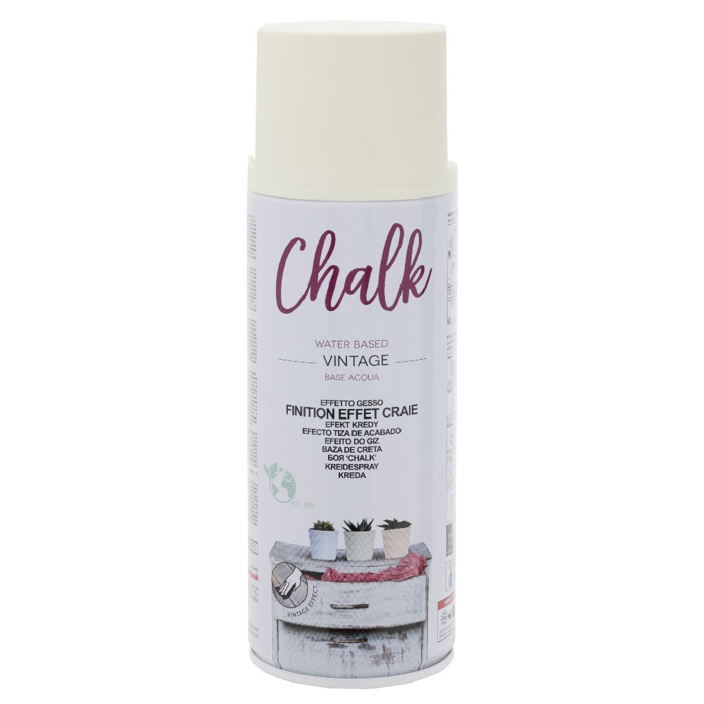 Peinture aérosol Chalk effet craie 400 ml Jaune