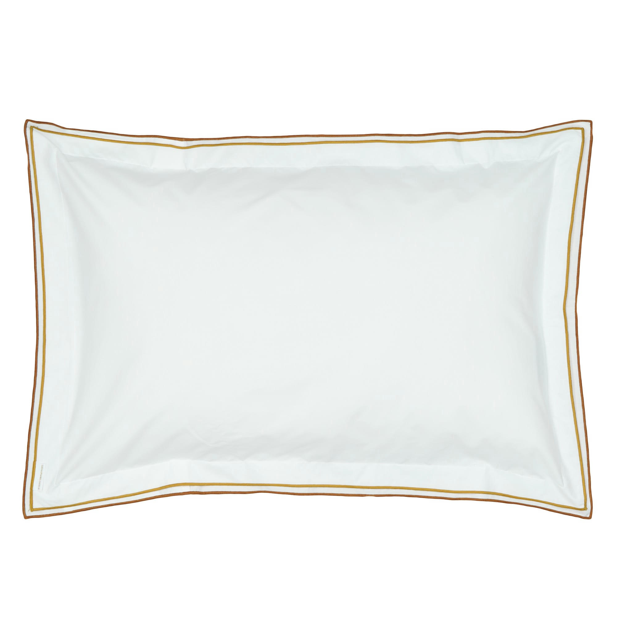 ASTOR - Taie d'oreiller bicolore unie en coton 50x75