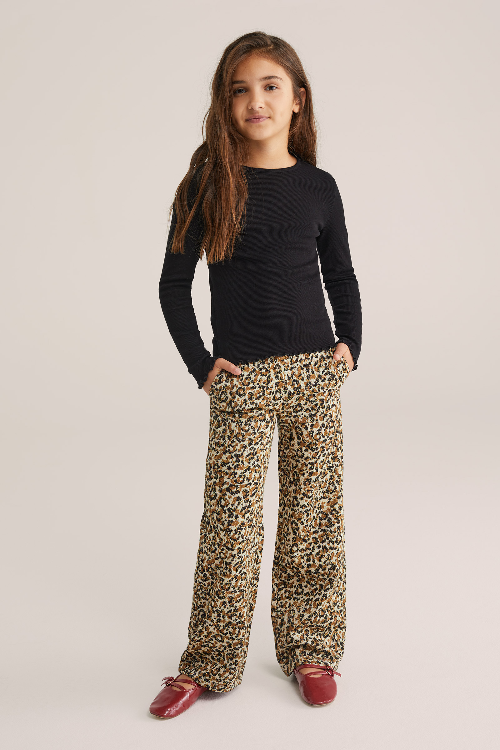 Meisjes broek met print