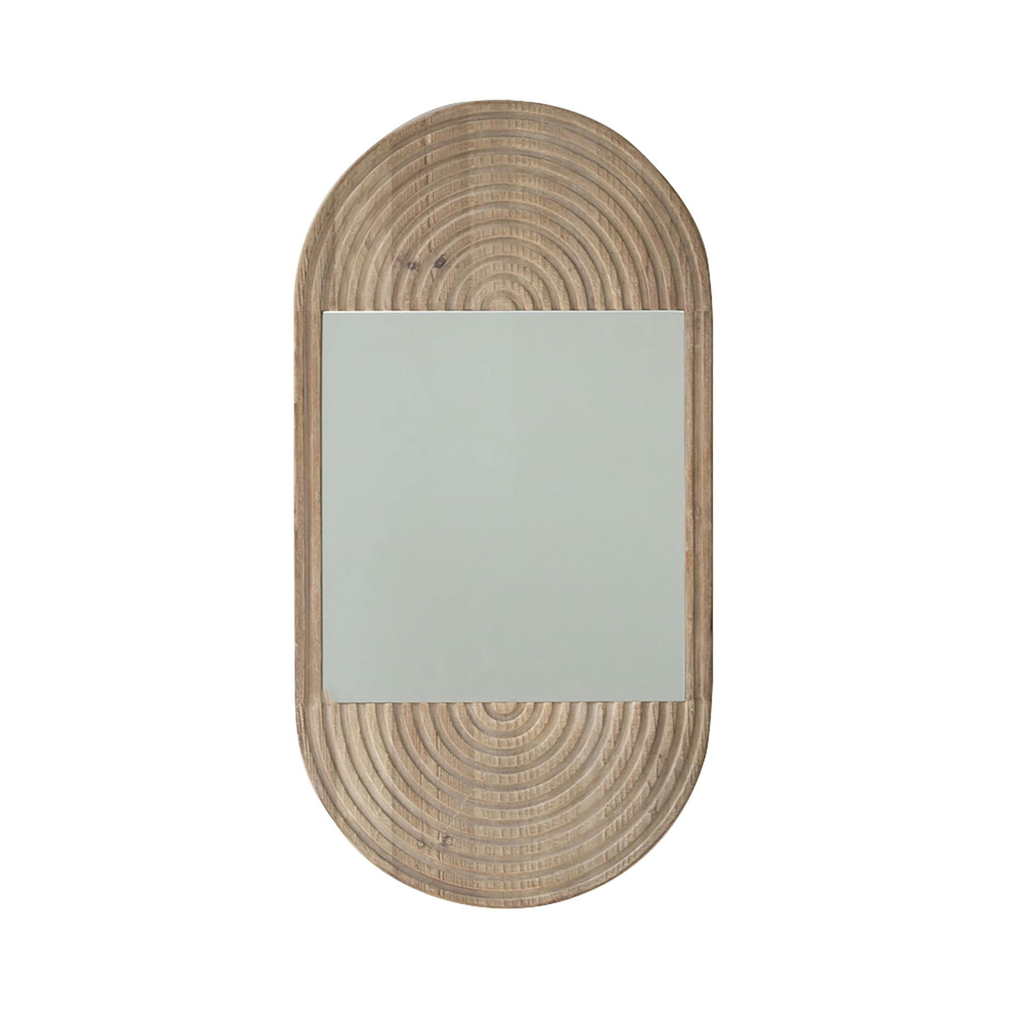 KRISTEN - Miroir en pin recyclé h91cm