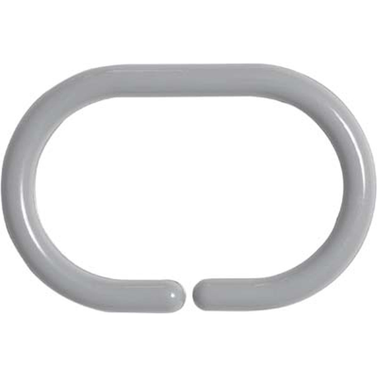 12 argolas para cortinas de banho