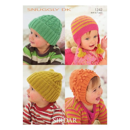 Sirdar Snuggly DK Hats Digital Pattern 1242