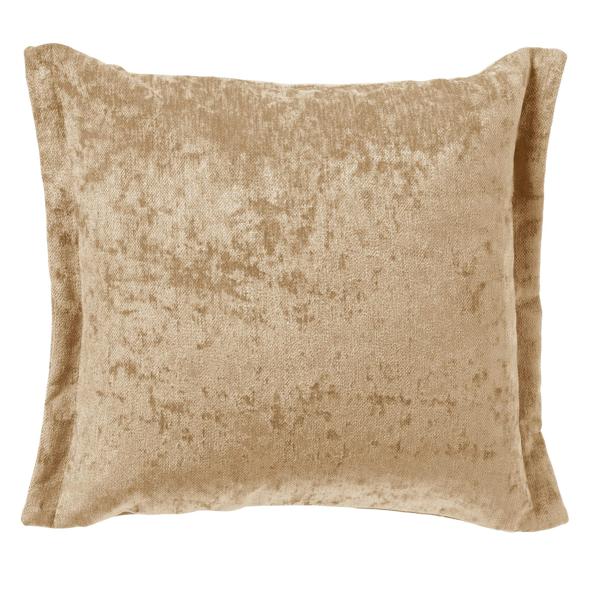 LEWIS - Coussin - beige en polyester 45x45 cm uni