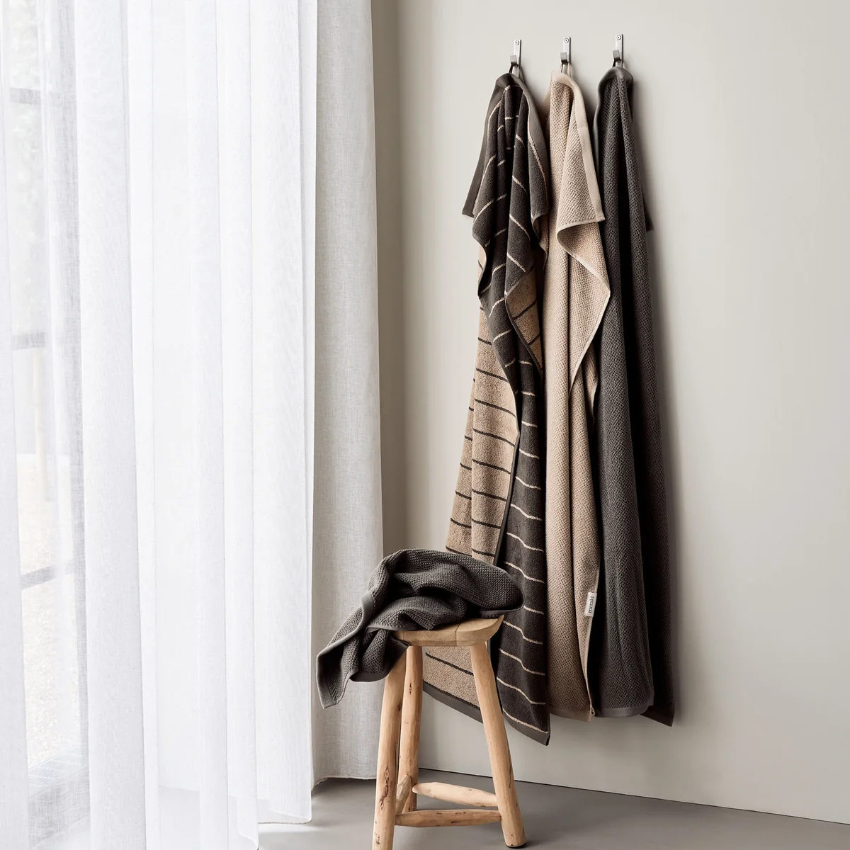 Meraki - Handtuch, 50 x 100 cm, solid safari (2er-Set)