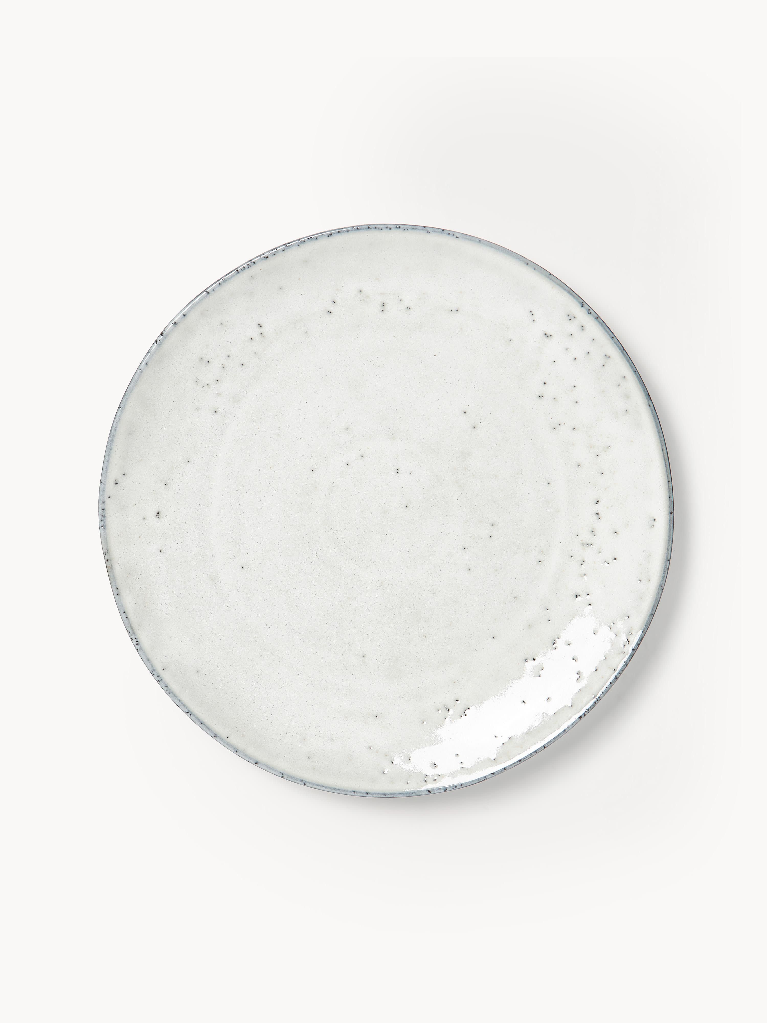 Handgemachte Platzteller Nordic Sand, 4er-Set