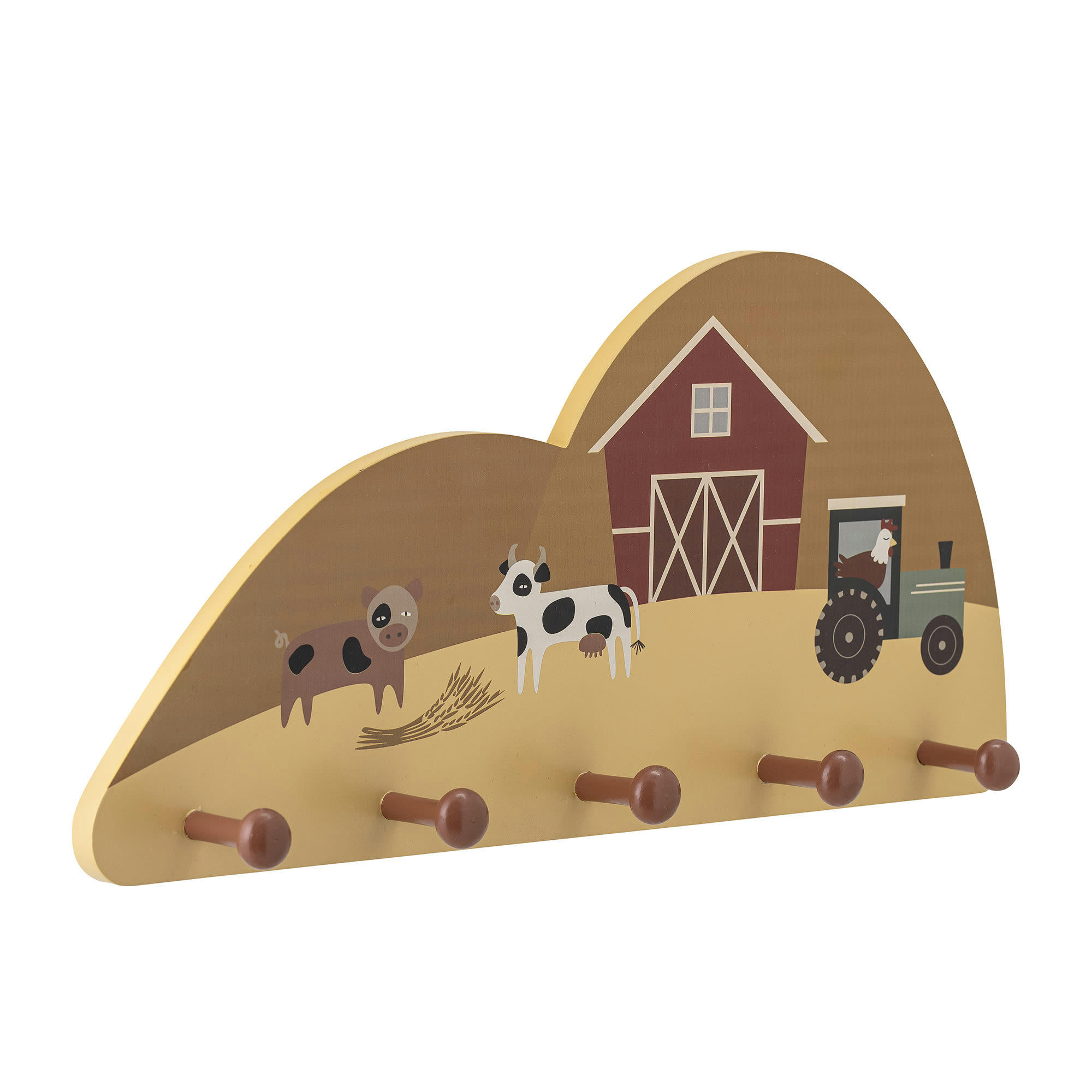 - Porte manteaux en bois marron