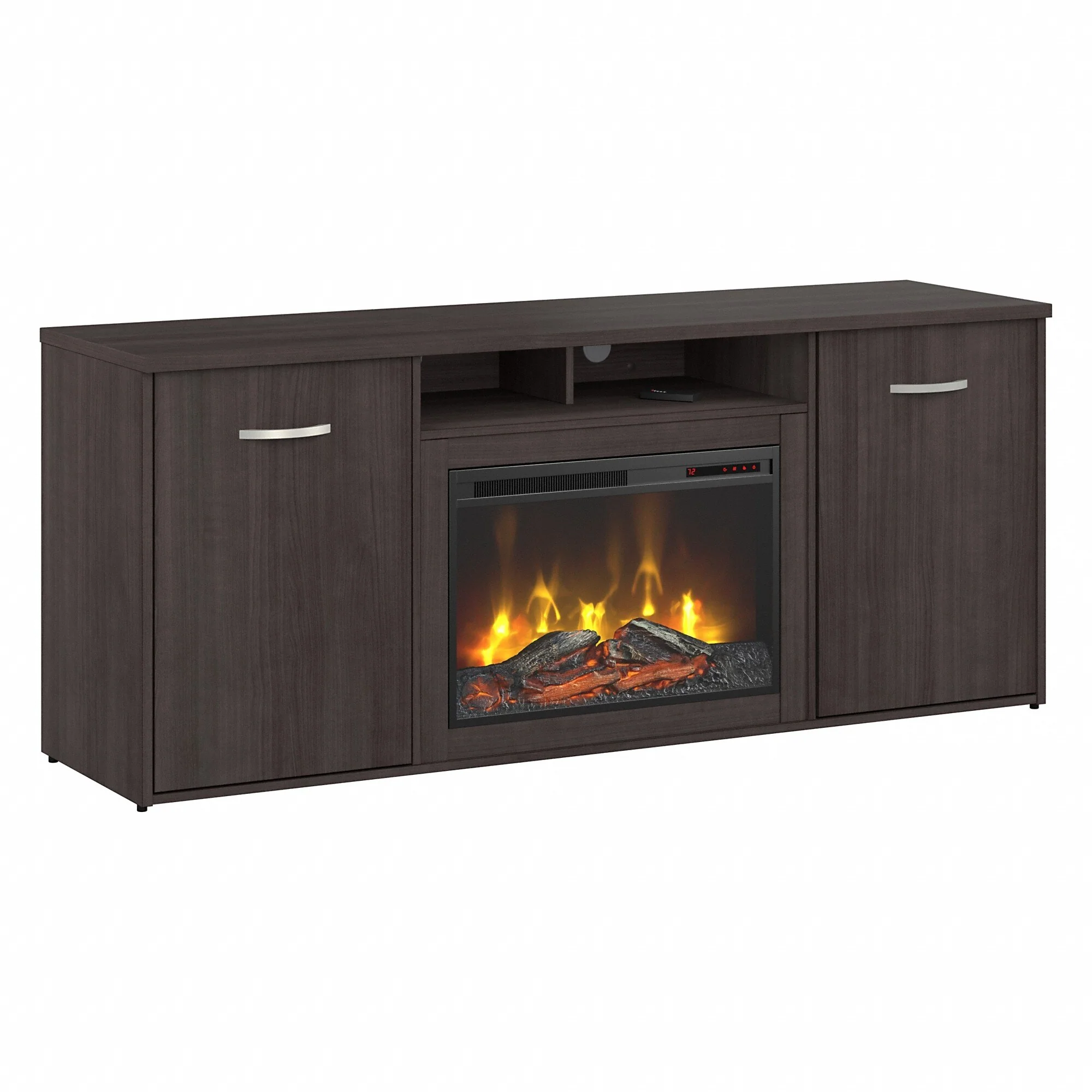 Office 500 72W Electric Fireplace Cabinet by Bush Business Furniture