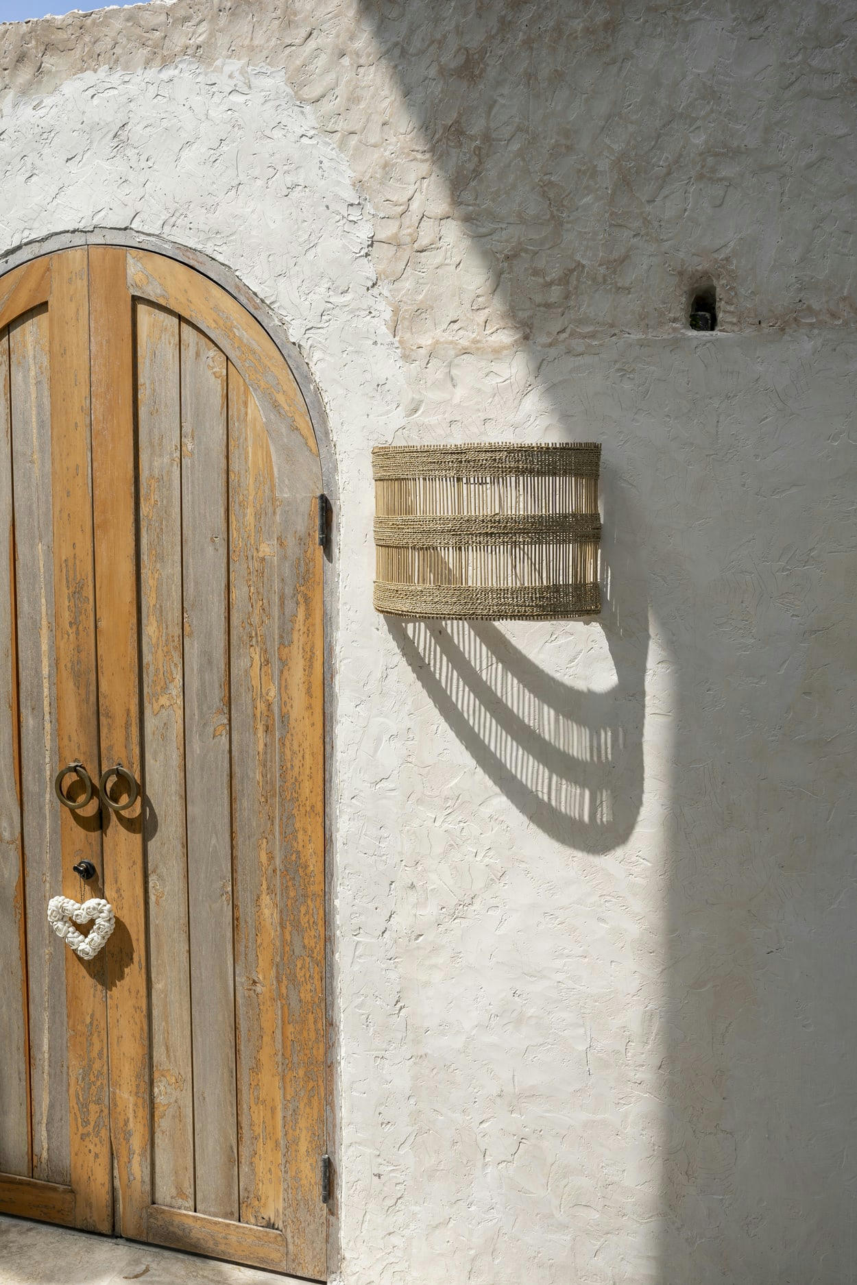 DOEDOE - Applique en rotin naturel