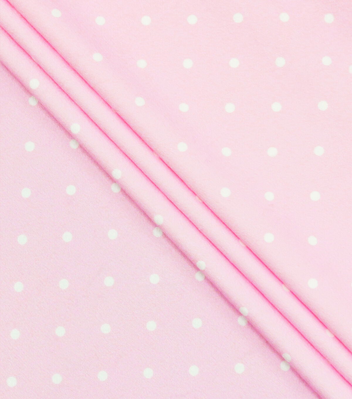 Small Dots on Green Soft & Minky Fleece Fabric