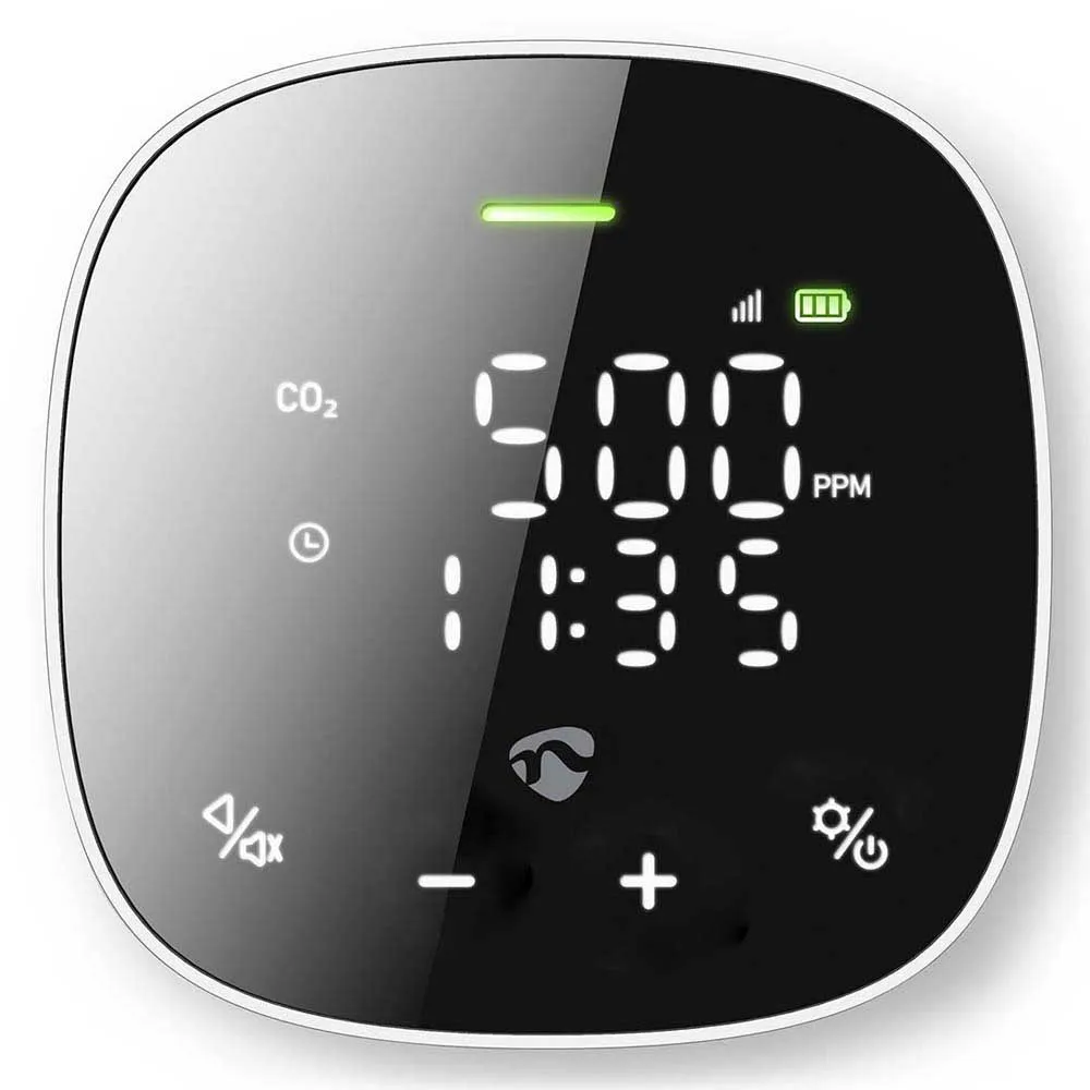 Nedis WIFISA20CBK Humidity And Temperature Detector
