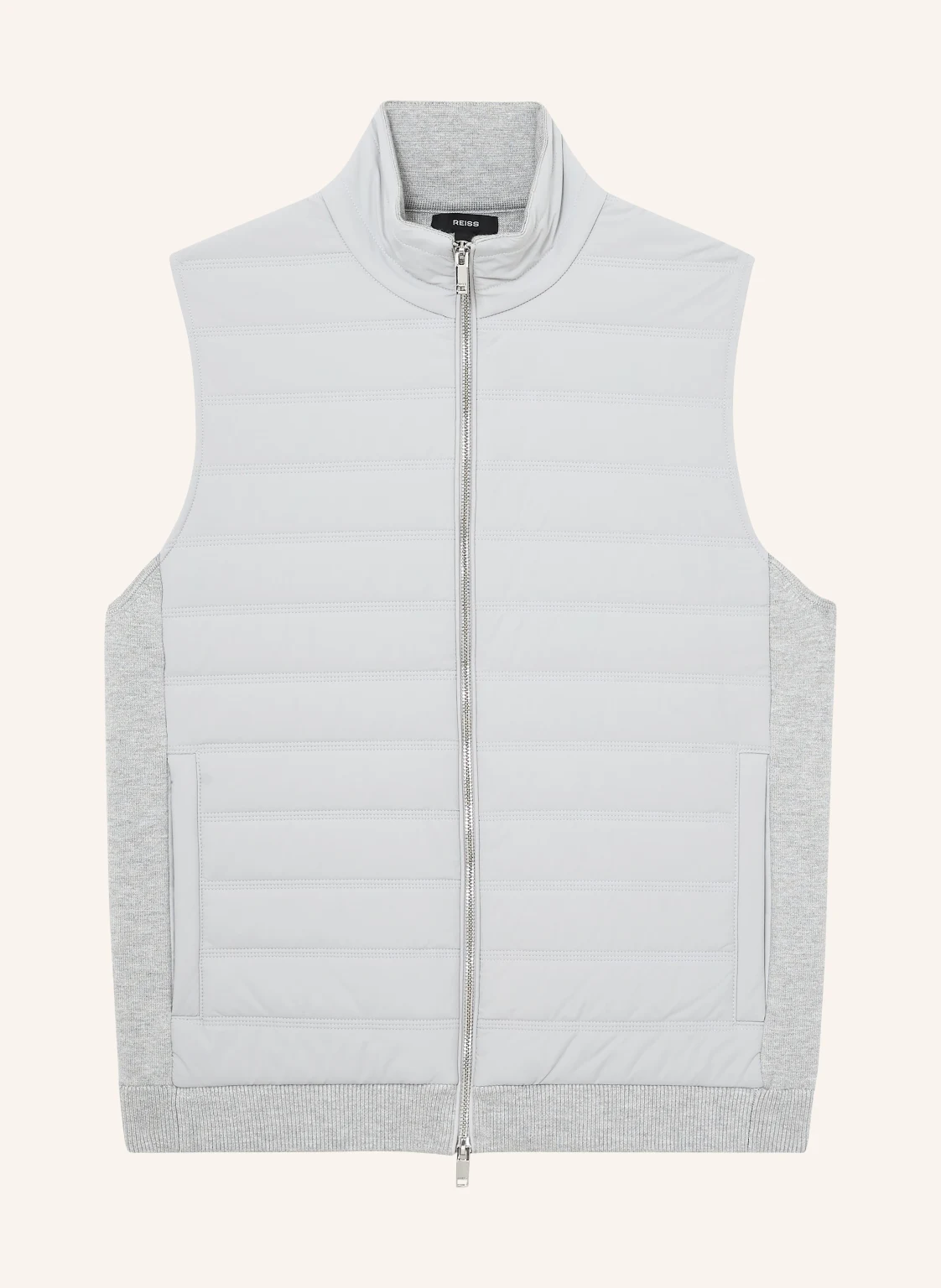 REISS Steppweste NEWFORD im Materialmix