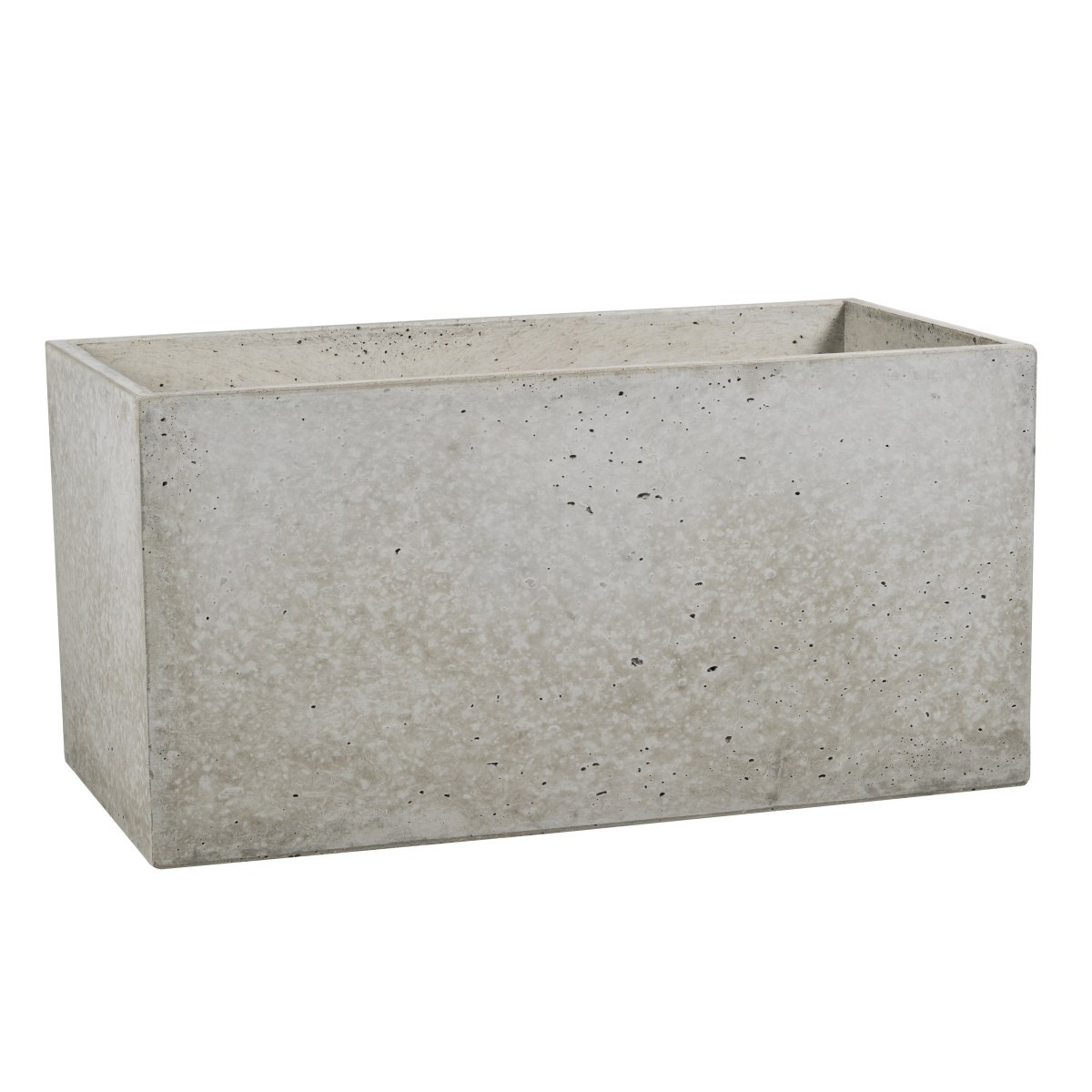 Donica Betonowa Zewnętrzna Zadora BOX XL 90x45x45 szary naturalny