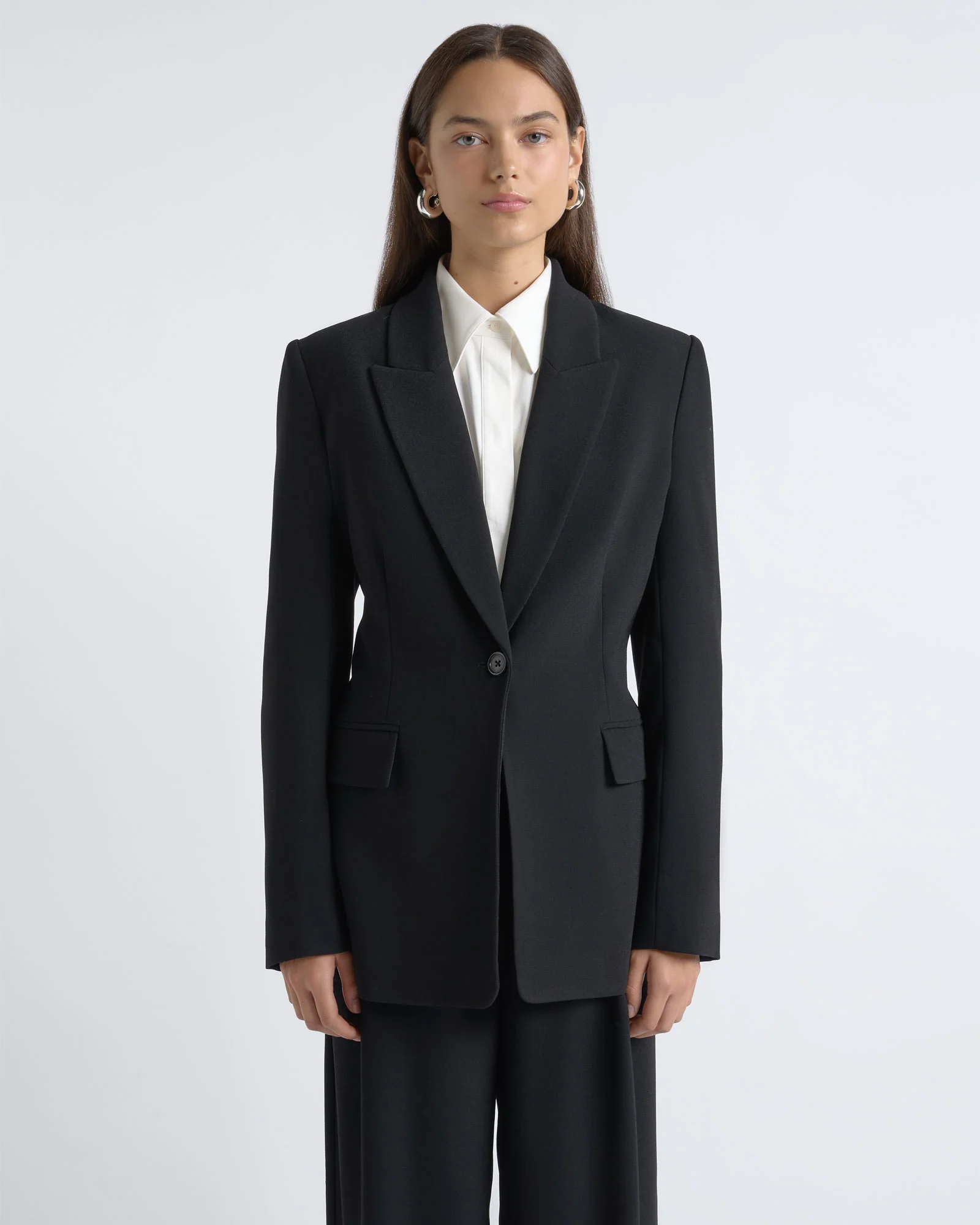 Crepe Boyfriend Blazer