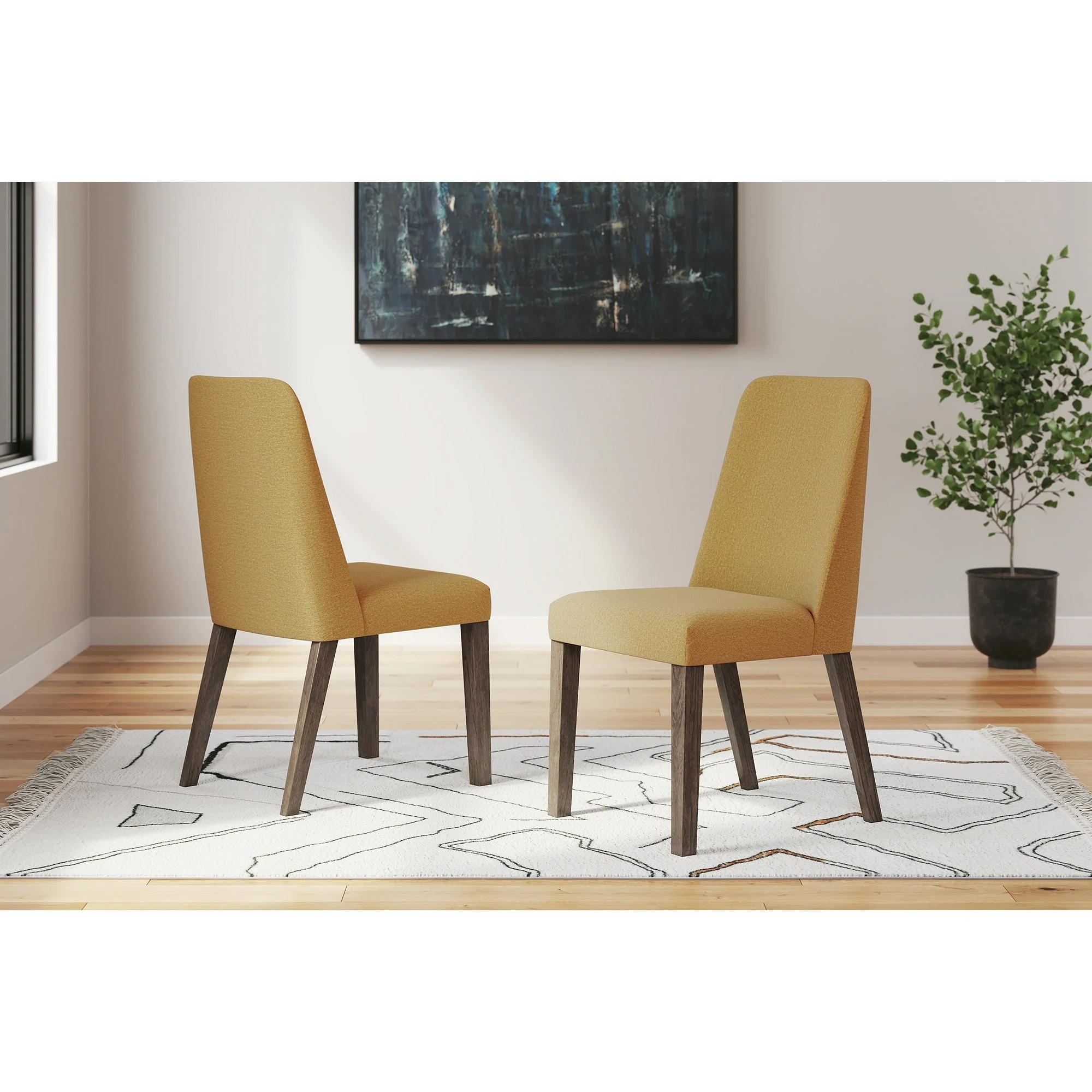 Signature Design by Ashley Lyncott Dining Upholstered Side Chair (Set of 2)