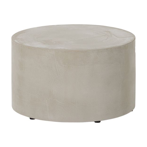 MESA DE CENTRO REDONDA 52 CM BETON RESIN