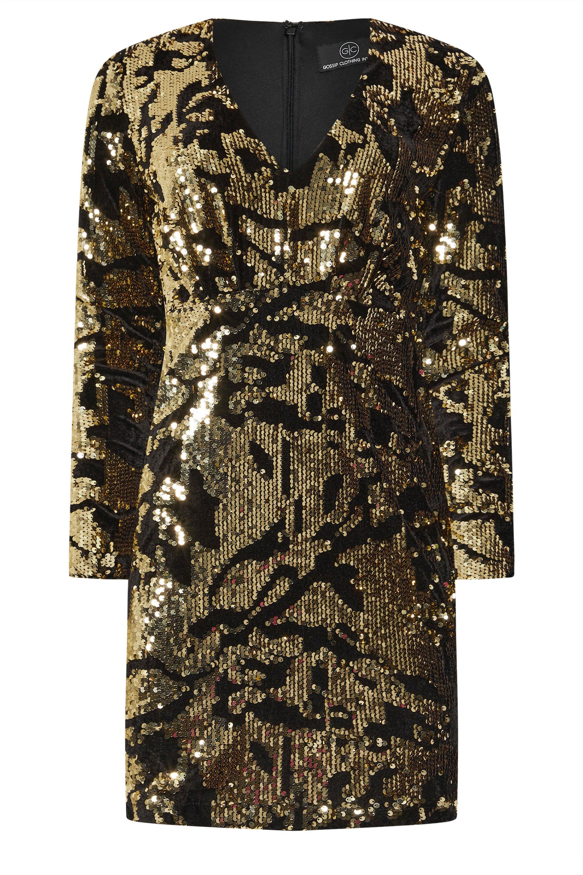Star by Julien Macdonald Abstract Sequin Mini Dress