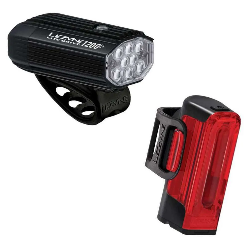 Lezyne Lite Drive 1200  / Drive Pro 400  light set
