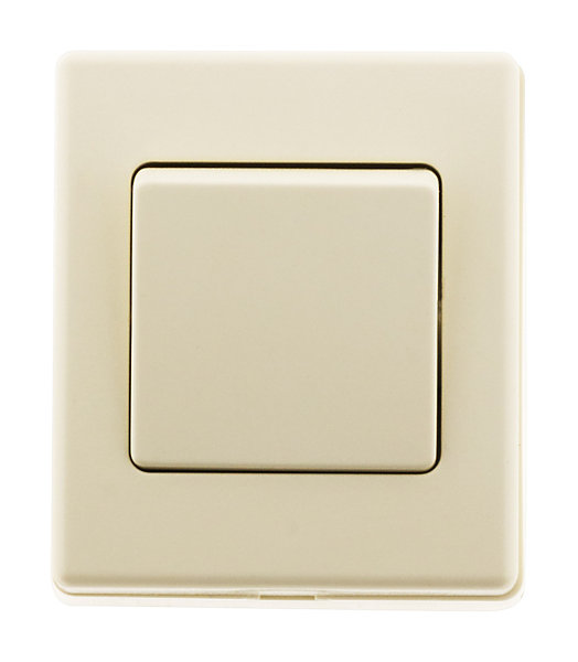 Bouton poussoir 10A saillie - blanc - Beijing - Zenitech