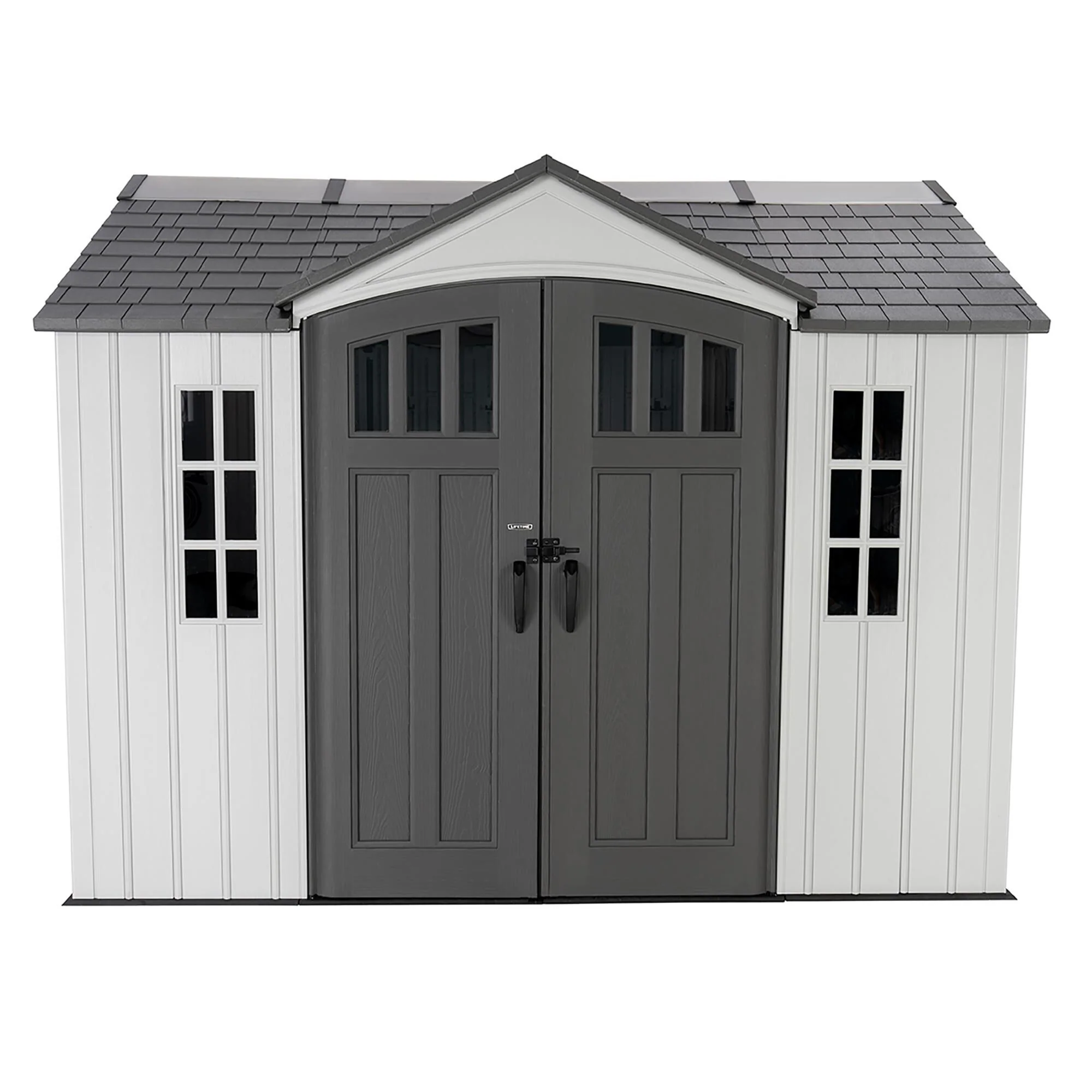 Lifetime 10 Ft. X 8 Ft. Dual Entry Outdoor Storage Shed (60467)