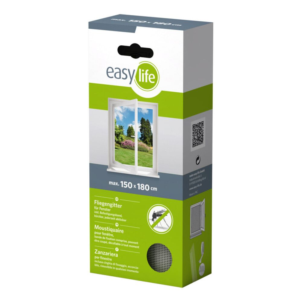INSEKTSNETT EASY LIFE TIL VINDU 150X180CM HVIT