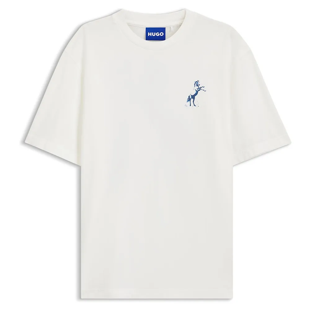 HUGO Noxwash 10272987 BLUE short sleeve T-shirt