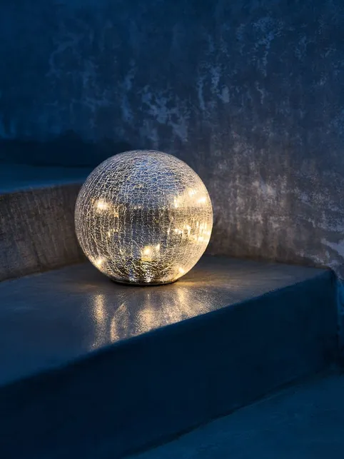 Solcellelampe HAVSVALE Ø20xH29 klar