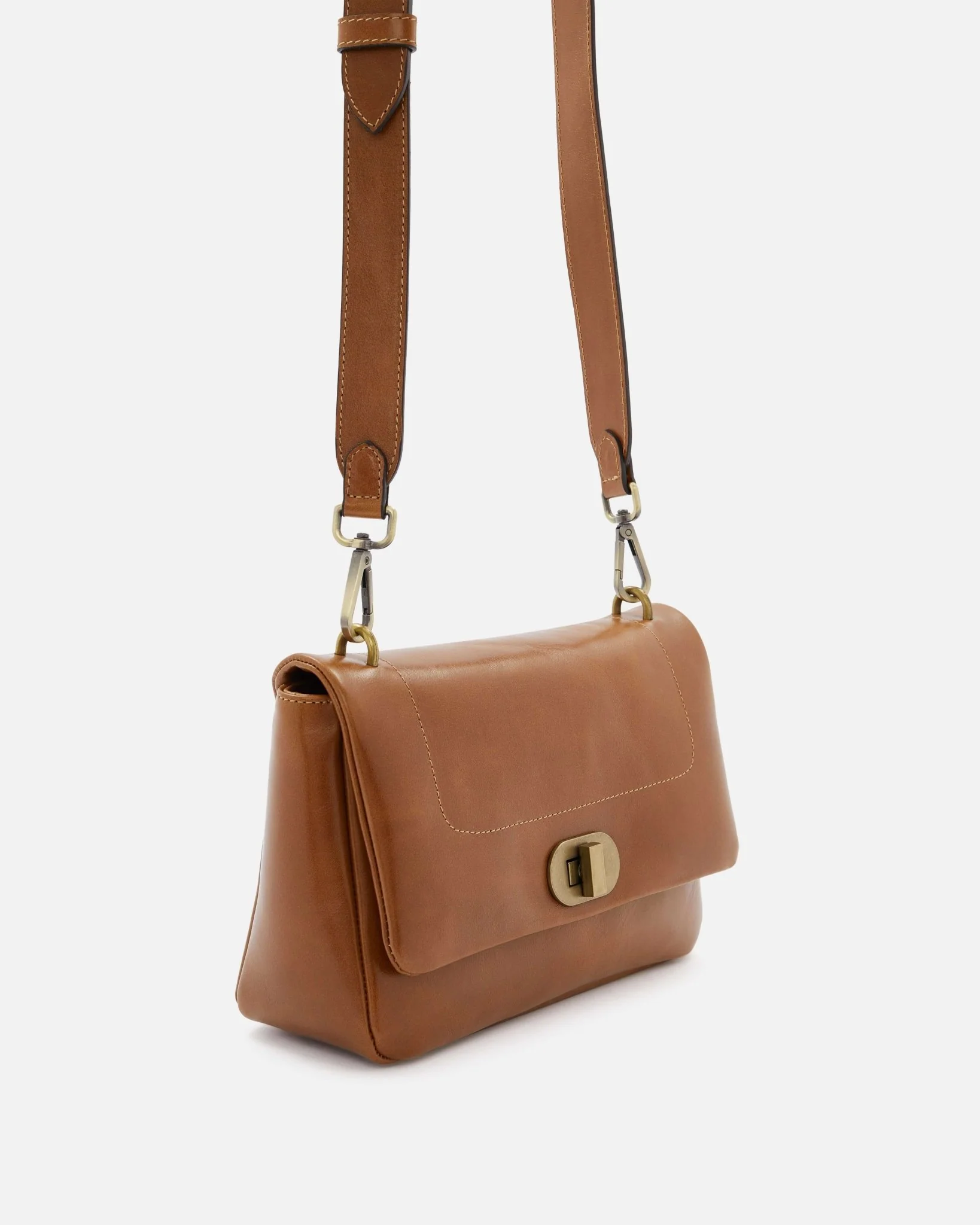 SAC CUIR GALI COGNAC