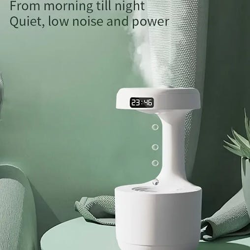 NNETM 800ml Water Drop Backflow Humidifier - USB Powered