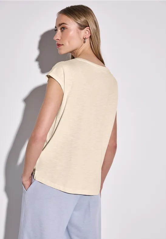 Shirt mit Spitzendetail