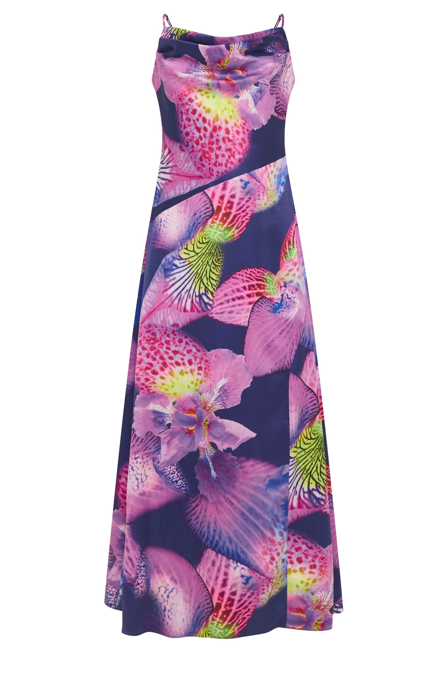 Star by Julien Macdonald Floral Cowl Neckline Maxi Dress