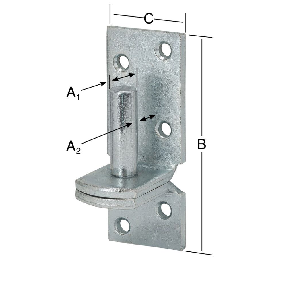 PORTHENGSEL VORMANN 13X102MM GALVANISERT