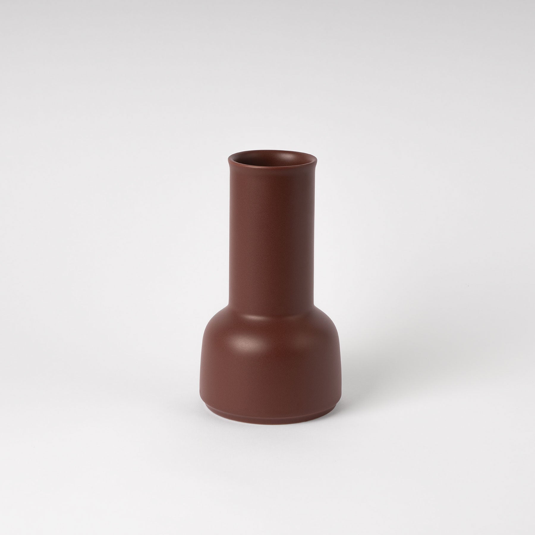 Tawny Sculptural Carafe - Tall-Neck Ceramic Pitcher