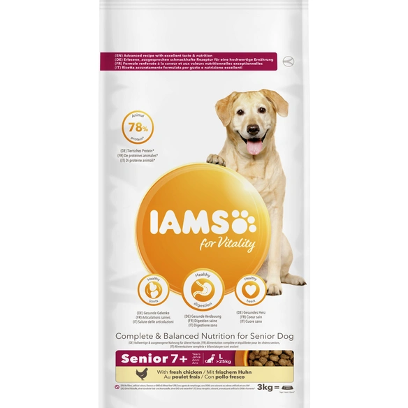 Hundetrockenfutter »Vital«, 1 Stück, je 3 kg, Huhn