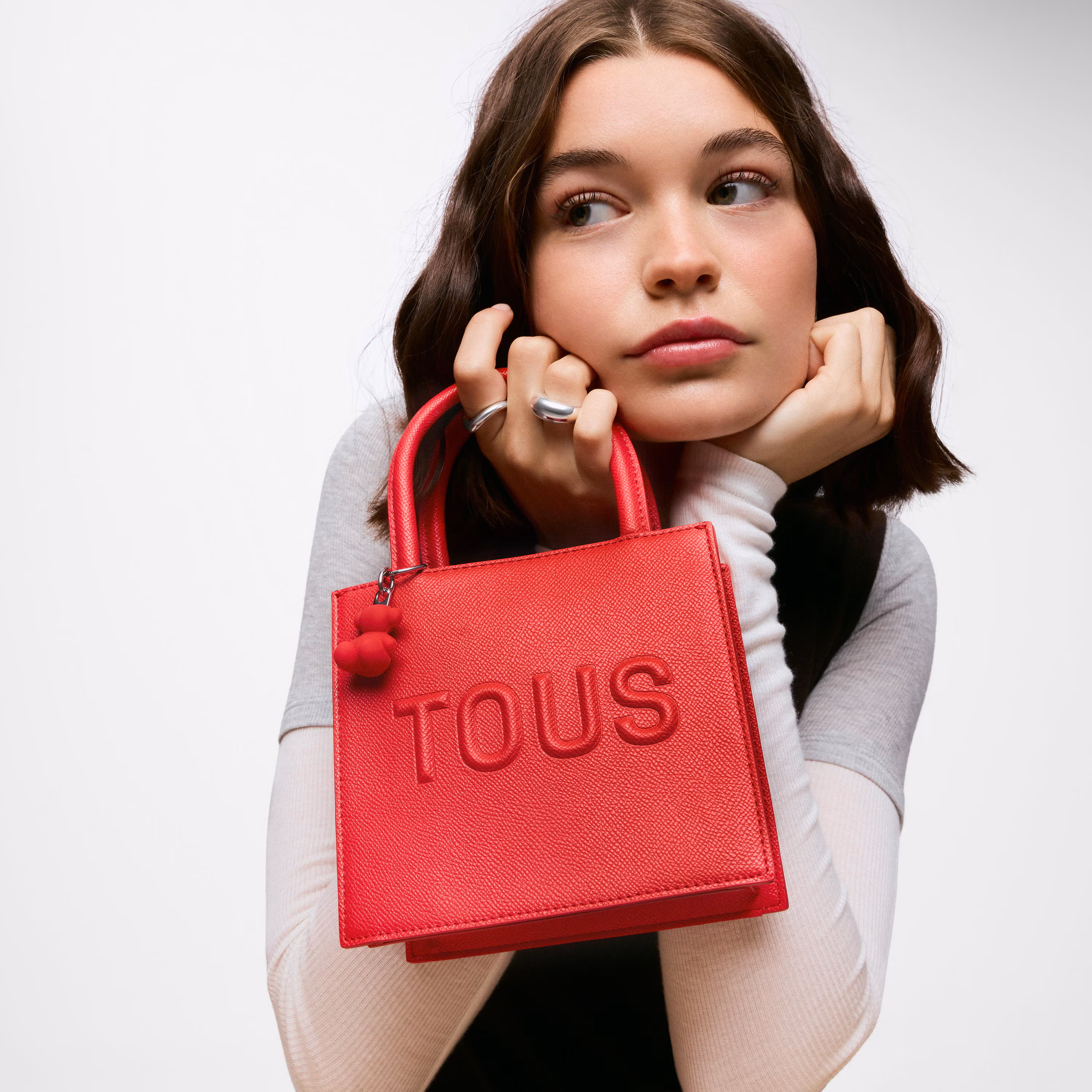 Mini bolso rojo TOUS Back to Basics