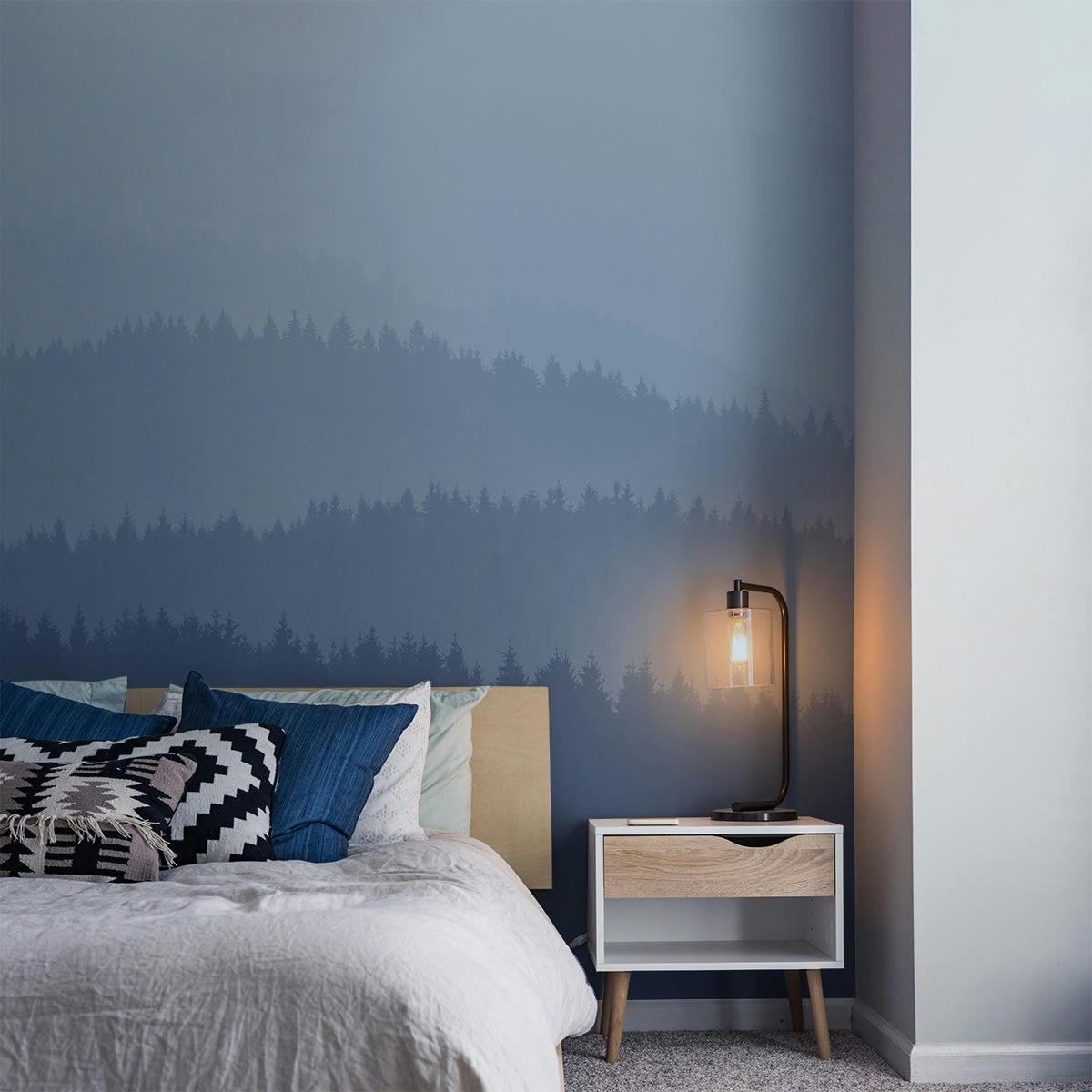 - Papier peint panoramique low mountains 255 x 250 cm