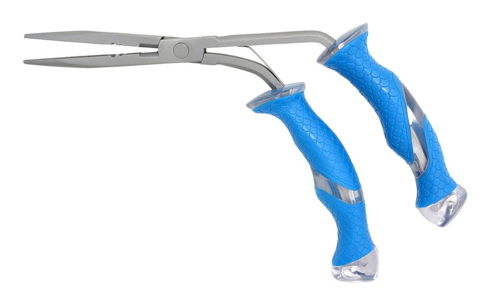 Cuda Titanium Bonded Stainless Steel Freshwater Pistol Grip Plier, Corrosion Resistant, 9-in, Blue