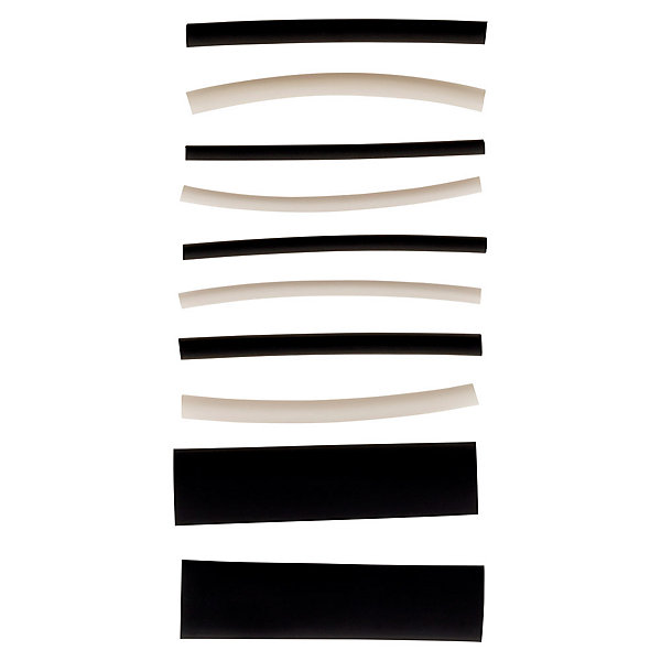 10 gaines thermorétractables diamètre 1,6mm/12,7mm Zenitech
