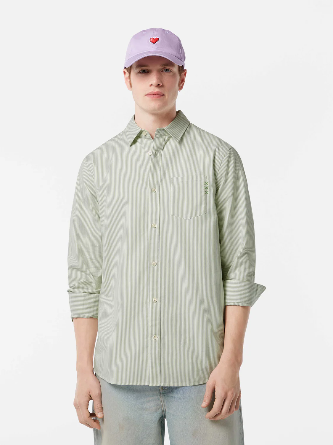 Regular Fit Striped Oxford Shirt
